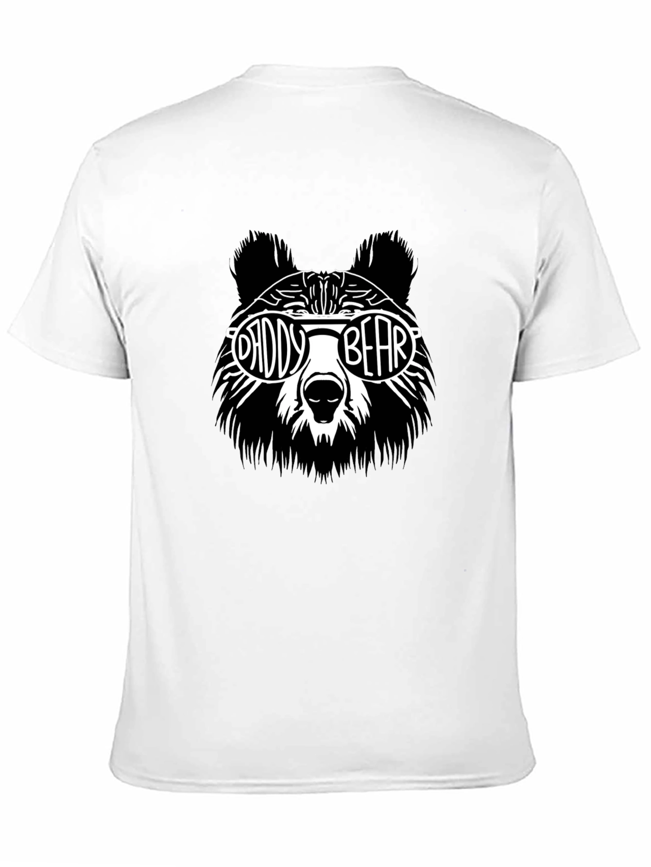 Daddy Bear Graphic T-Shirt - Black