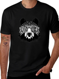 Daddy Bear Graphic T-Shirt - Black