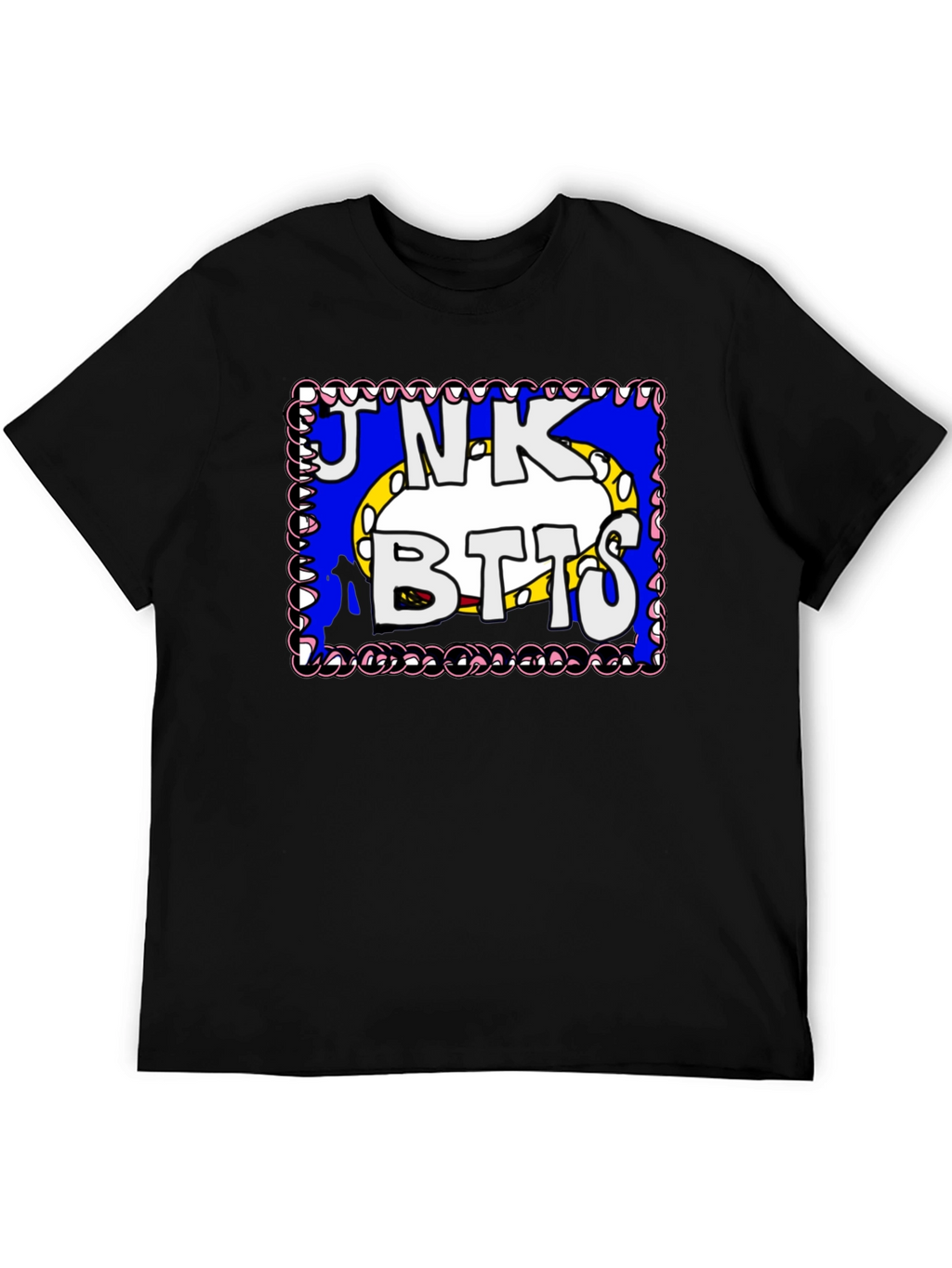 Junk Botts Cartoon Graphic T-Shirt