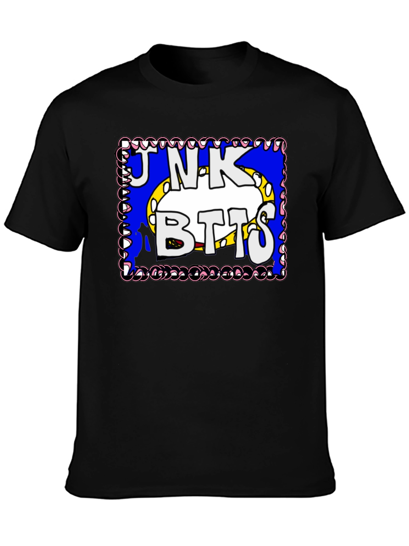 Junk Botts Cartoon Graphic T-Shirt