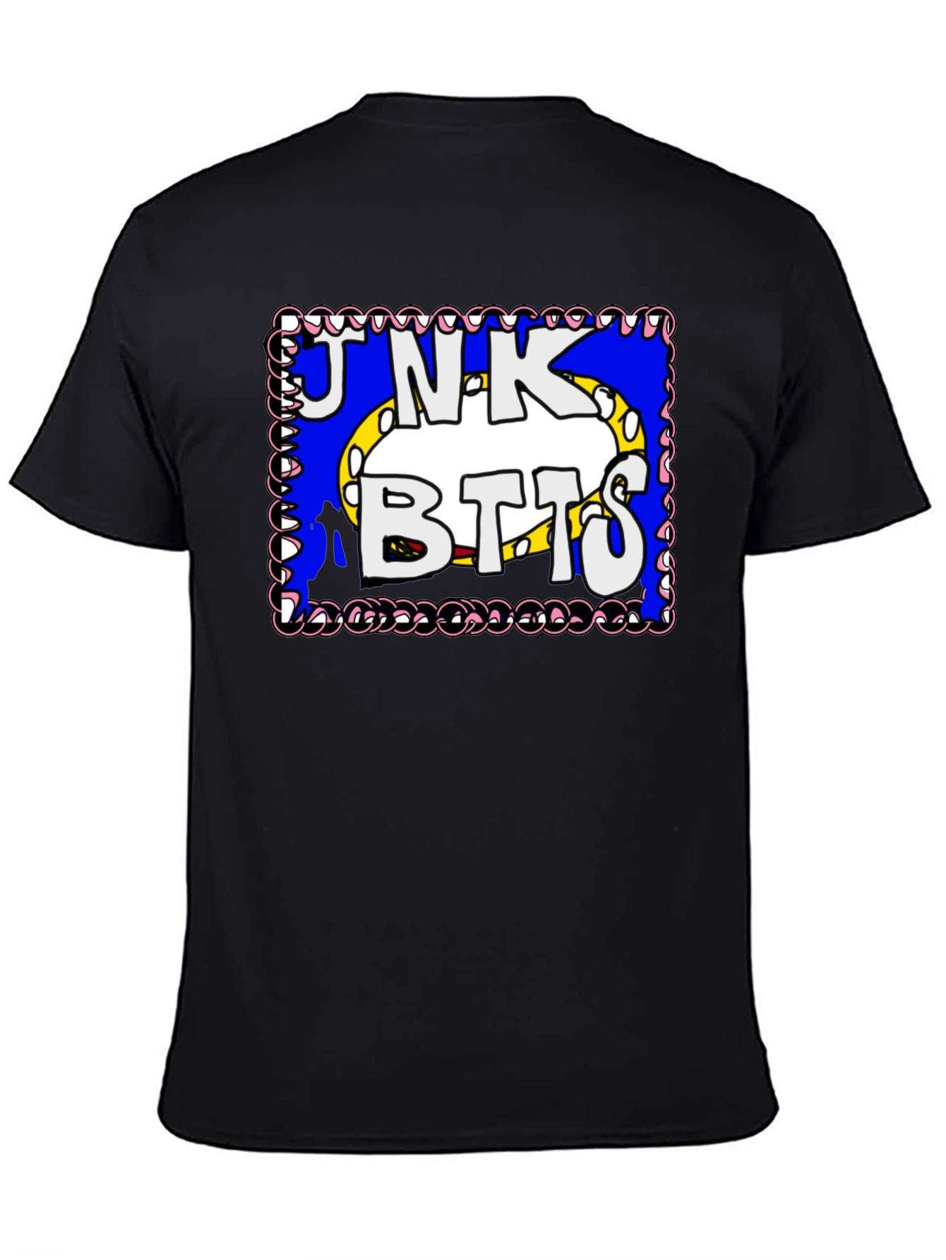 Junk Botts Cartoon Graphic T-Shirt