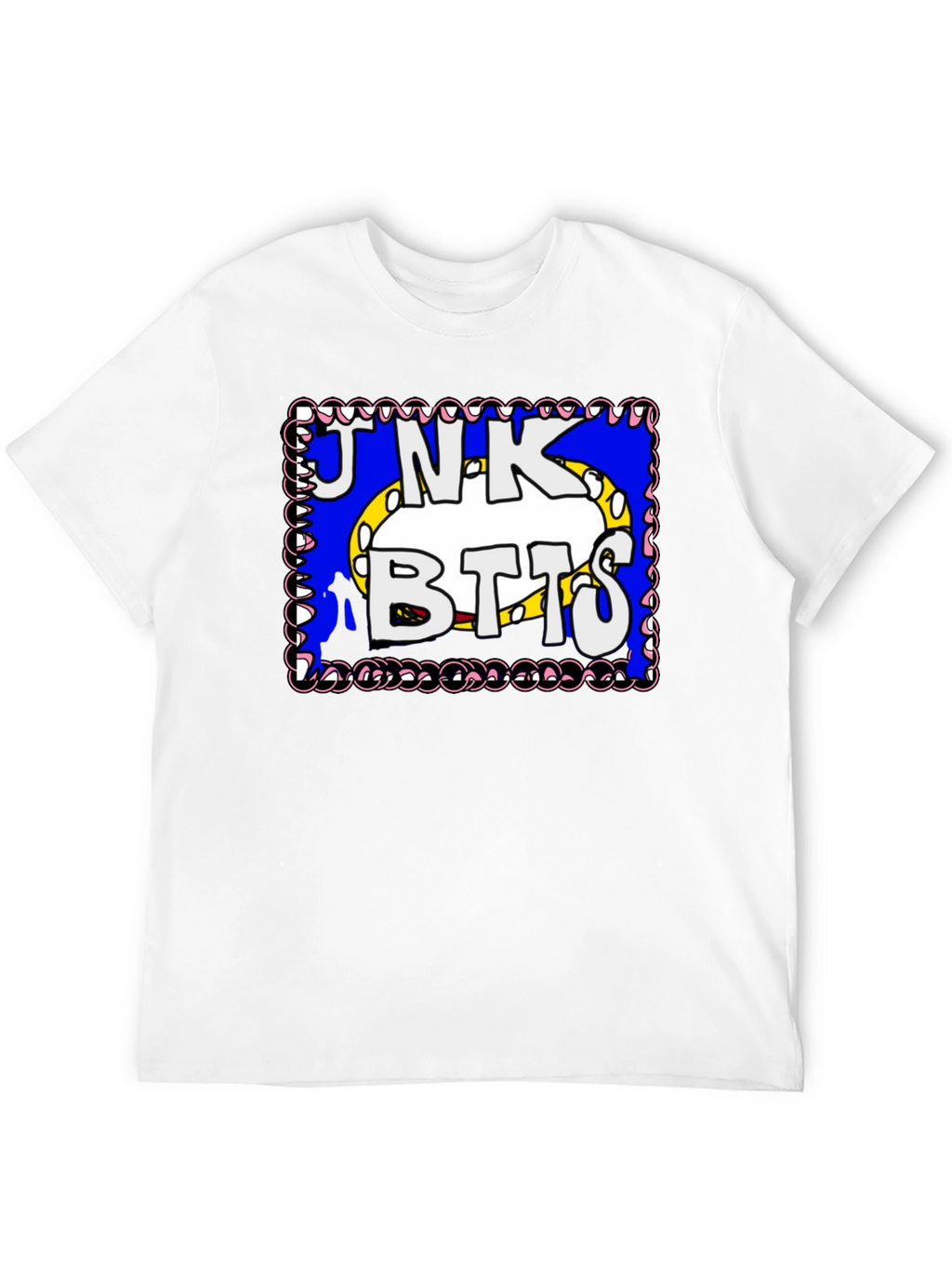 Junk Botts Cartoon Graphic T-Shirt
