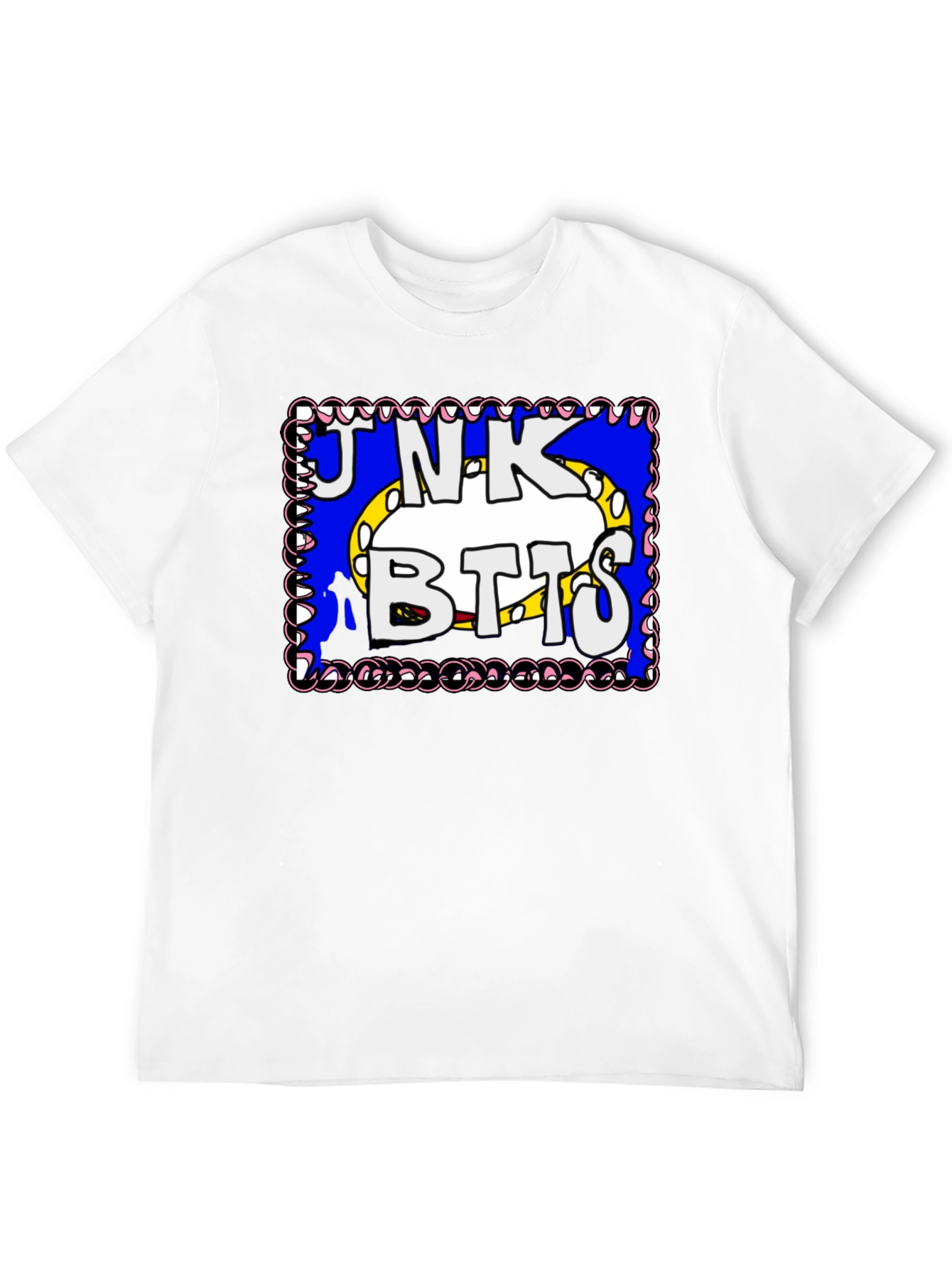 Junk Botts Cartoon Graphic T-Shirt