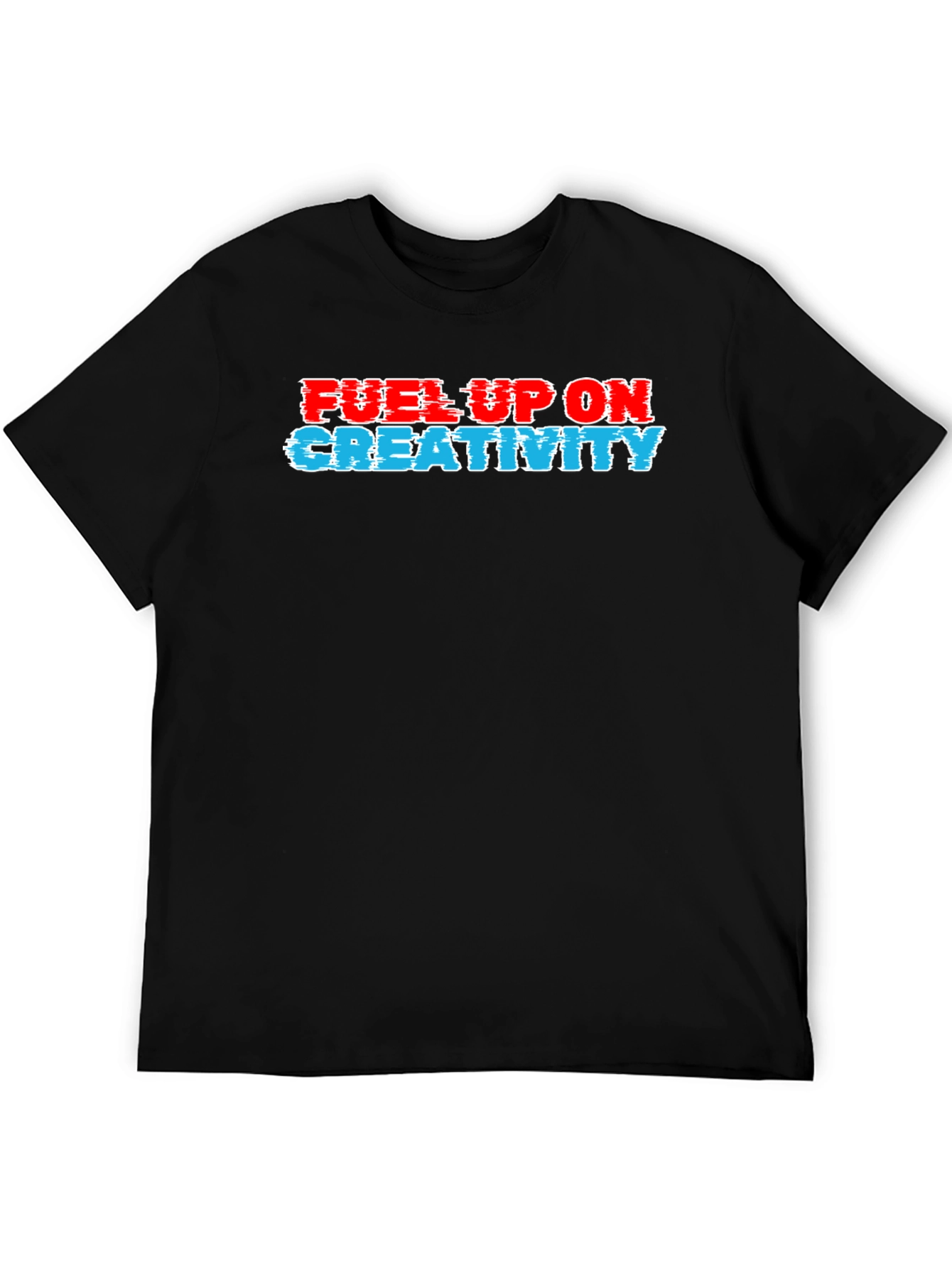 Fuel Up On Creativity Black T-Shirt