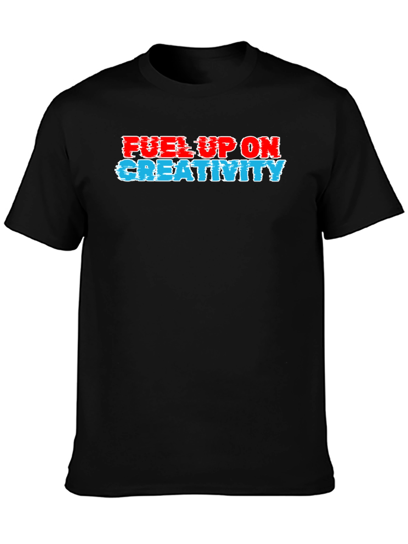 Fuel Up On Creativity Black T-Shirt