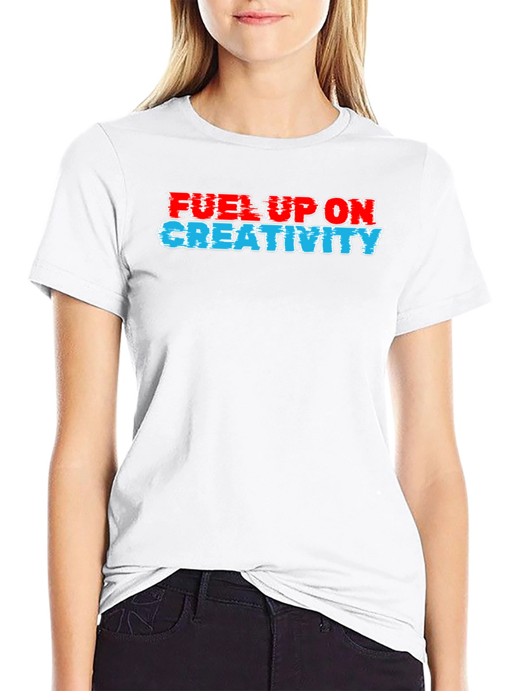 Fuel Up On Creativity Black T-Shirt
