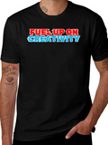 Fuel Up On Creativity Black T-Shirt