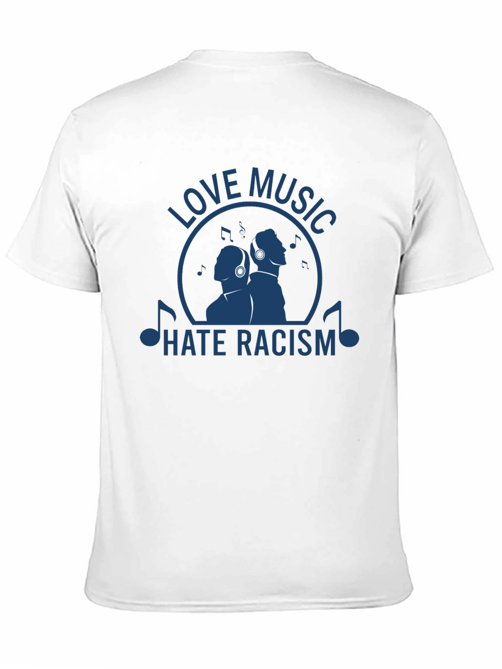 Love Music Hate Racism Graphic T-Shirt