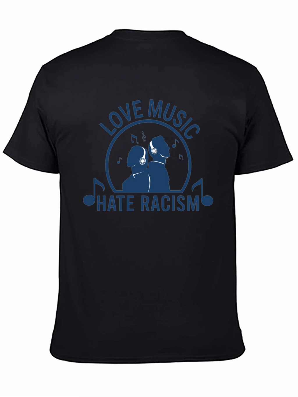 Love Music Hate Racism Graphic T-Shirt