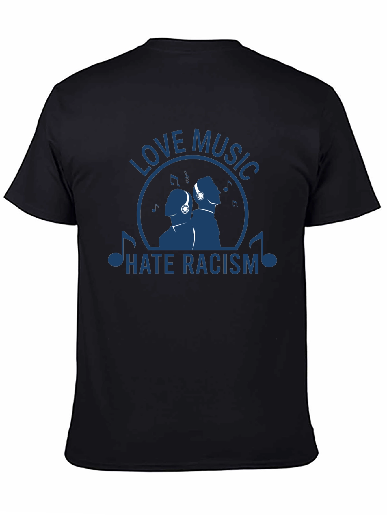 Love Music Hate Racism Graphic T-Shirt