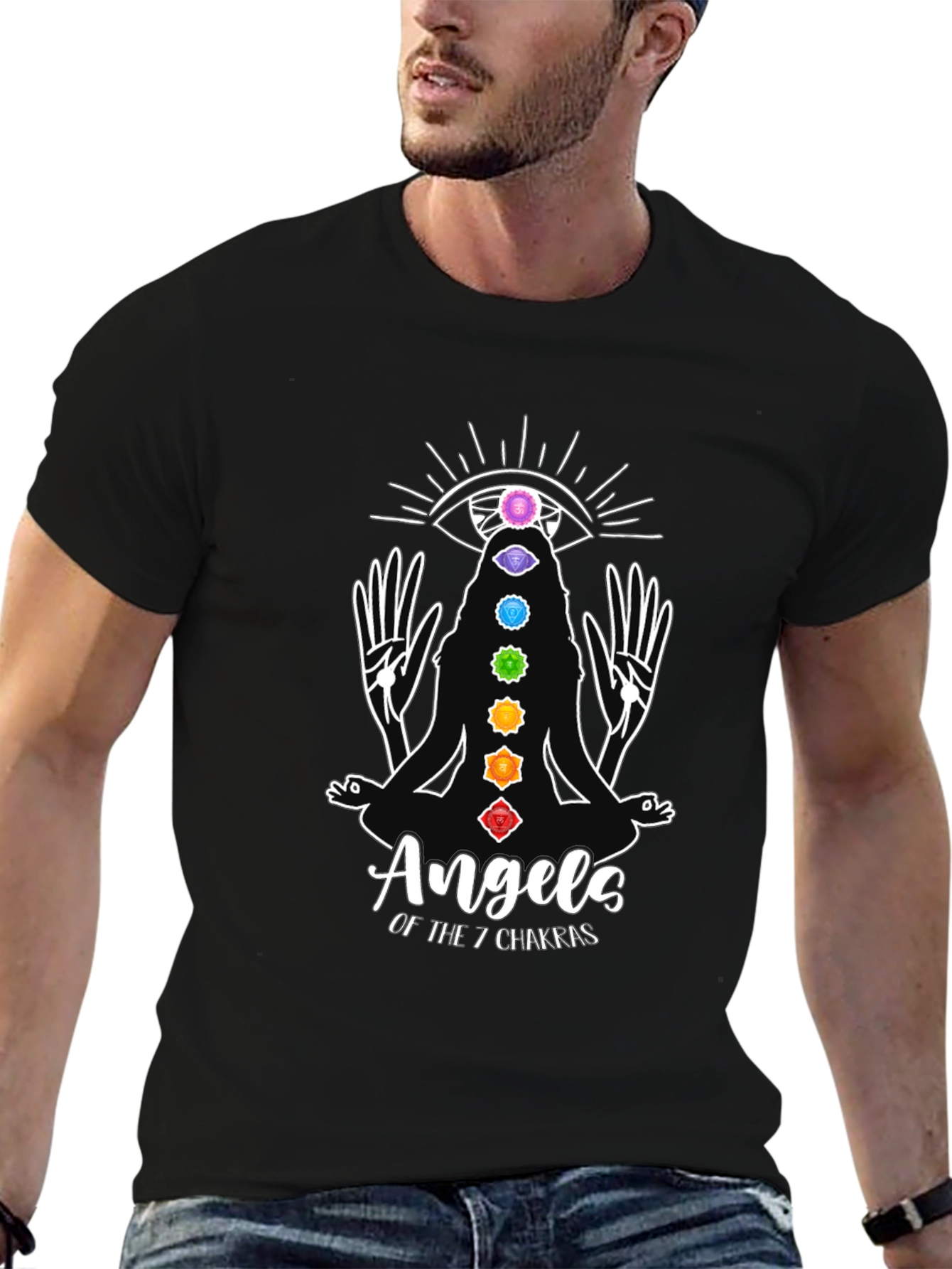 Angels of the 7 Chakras Graphic T-Shirt