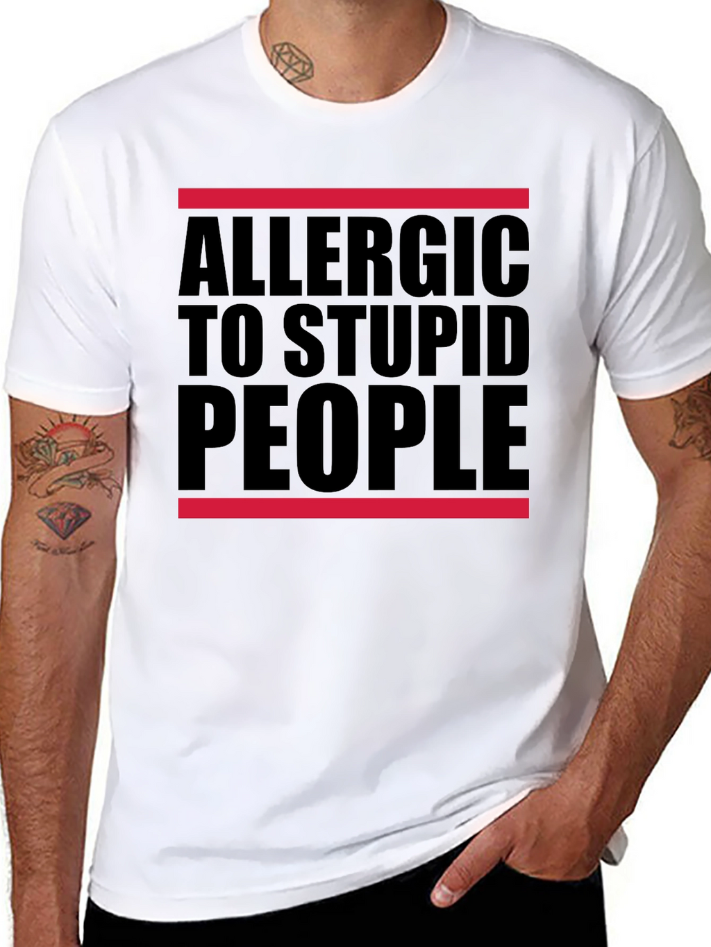 Allergic to Stupid People T-Shirt