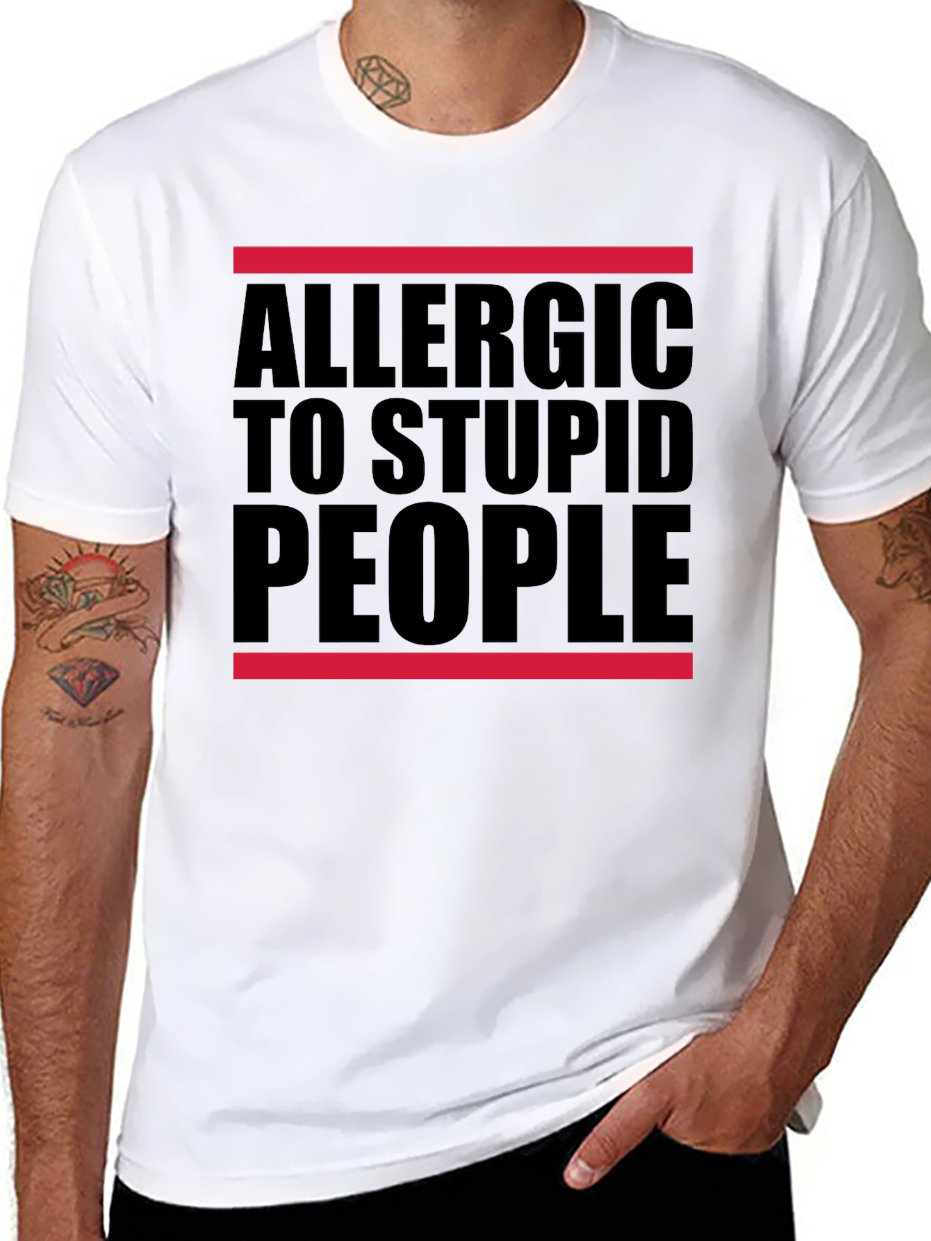 Allergic to Stupid People T-Shirt