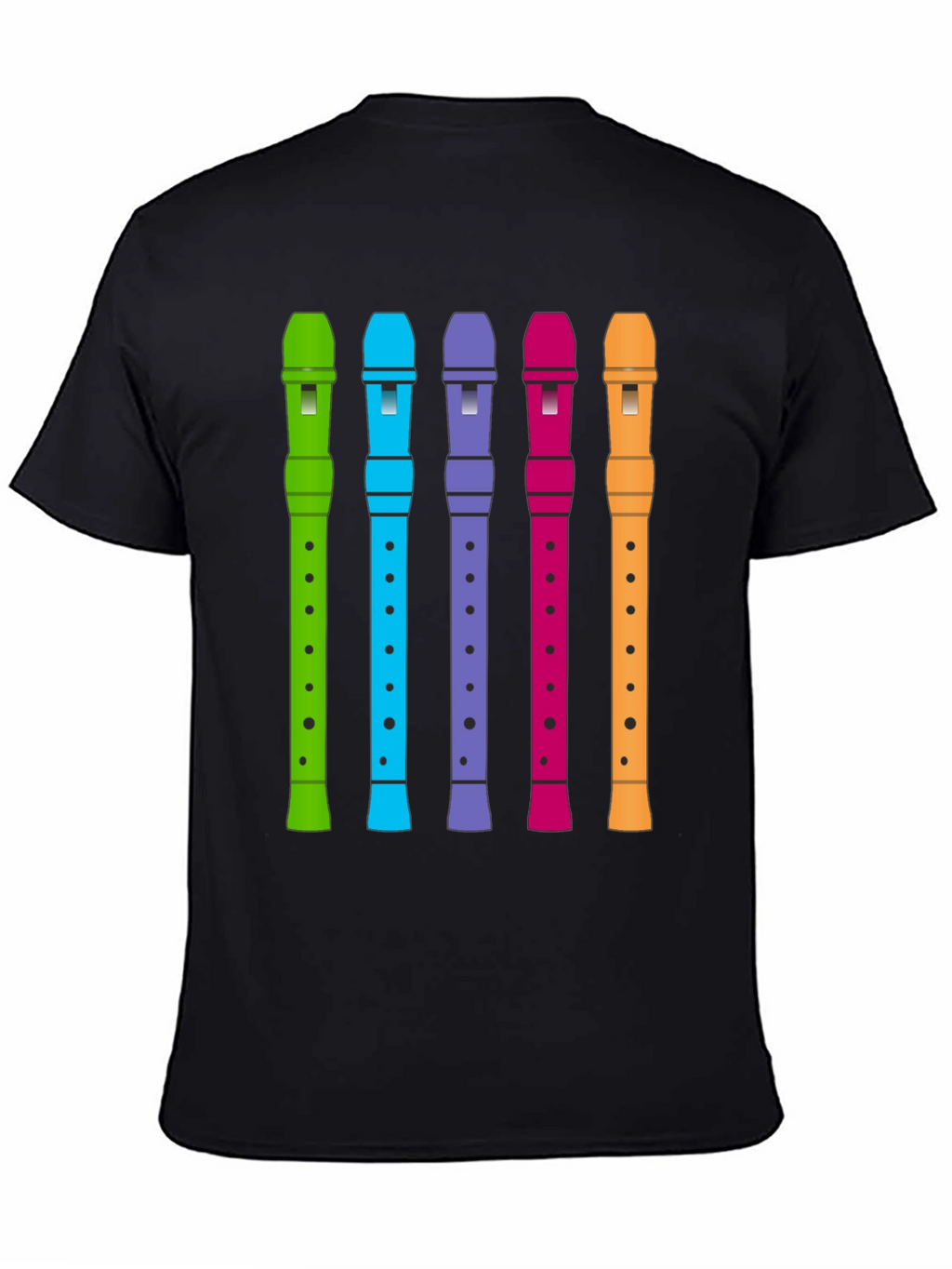 Recorder Instrument Graphic Tee