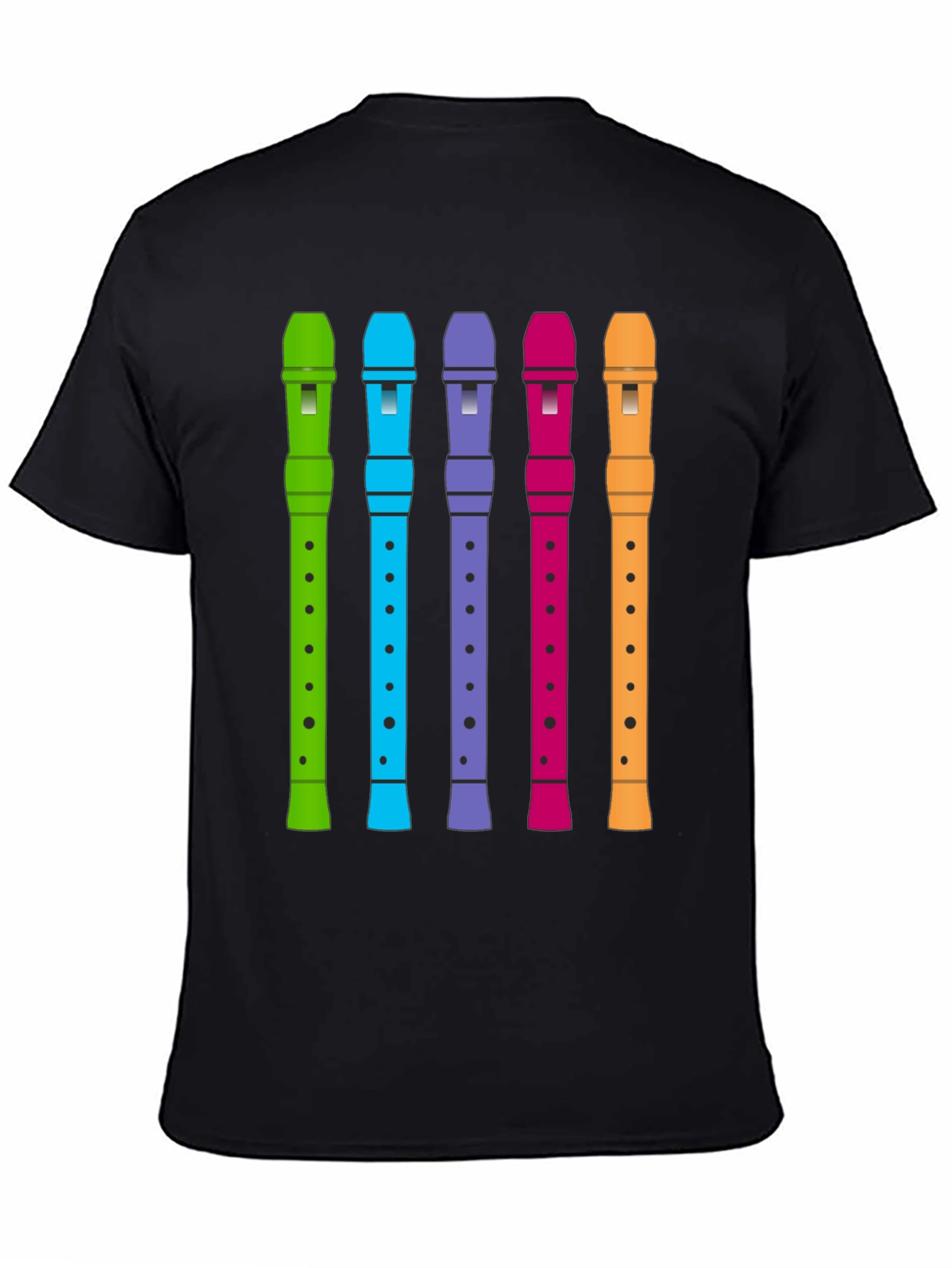Recorder Instrument Graphic Tee
