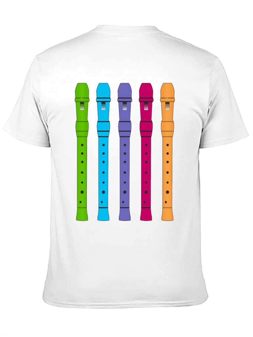 Recorder Instrument Graphic Tee