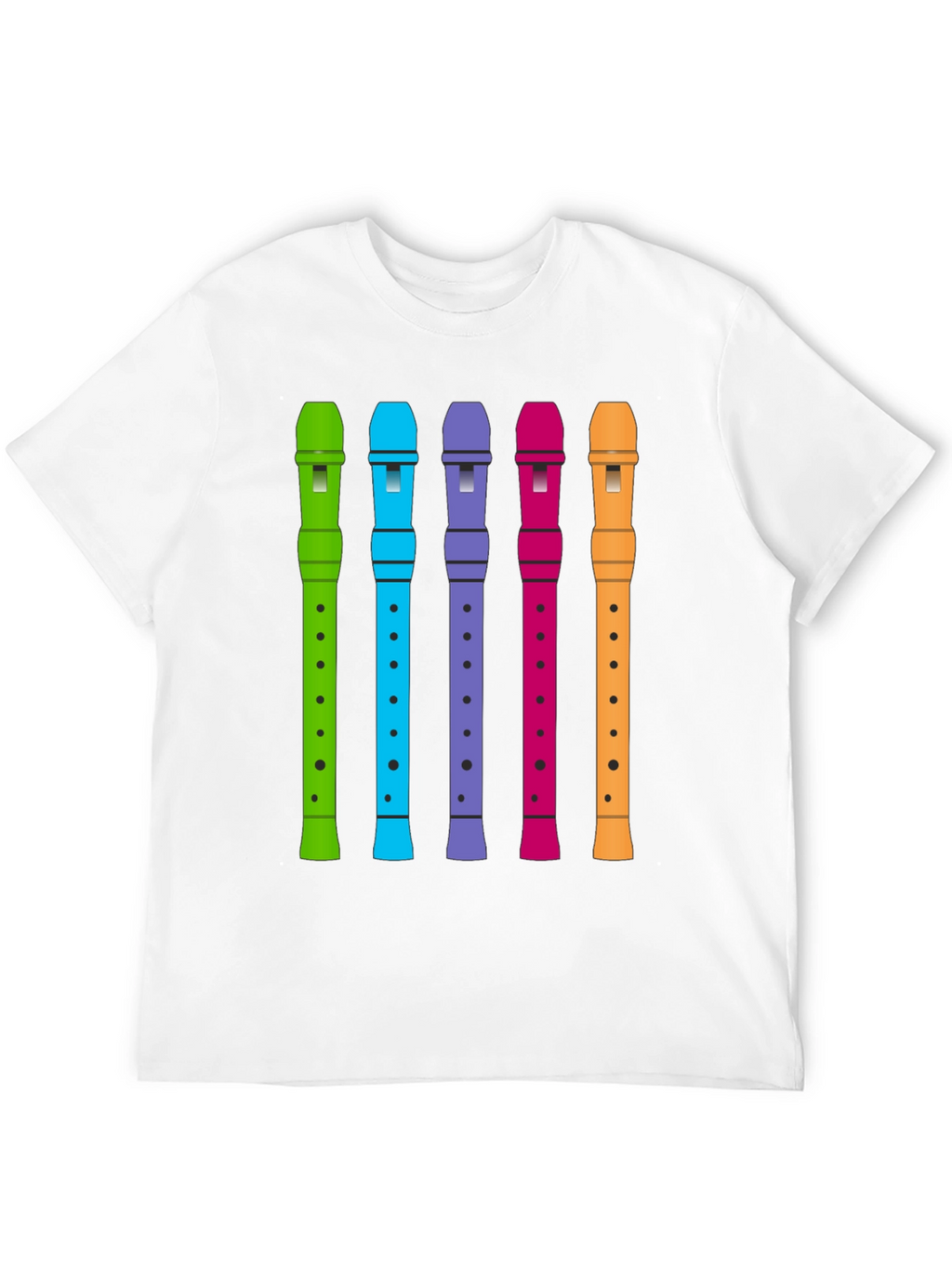 Recorder Instrument Graphic Tee