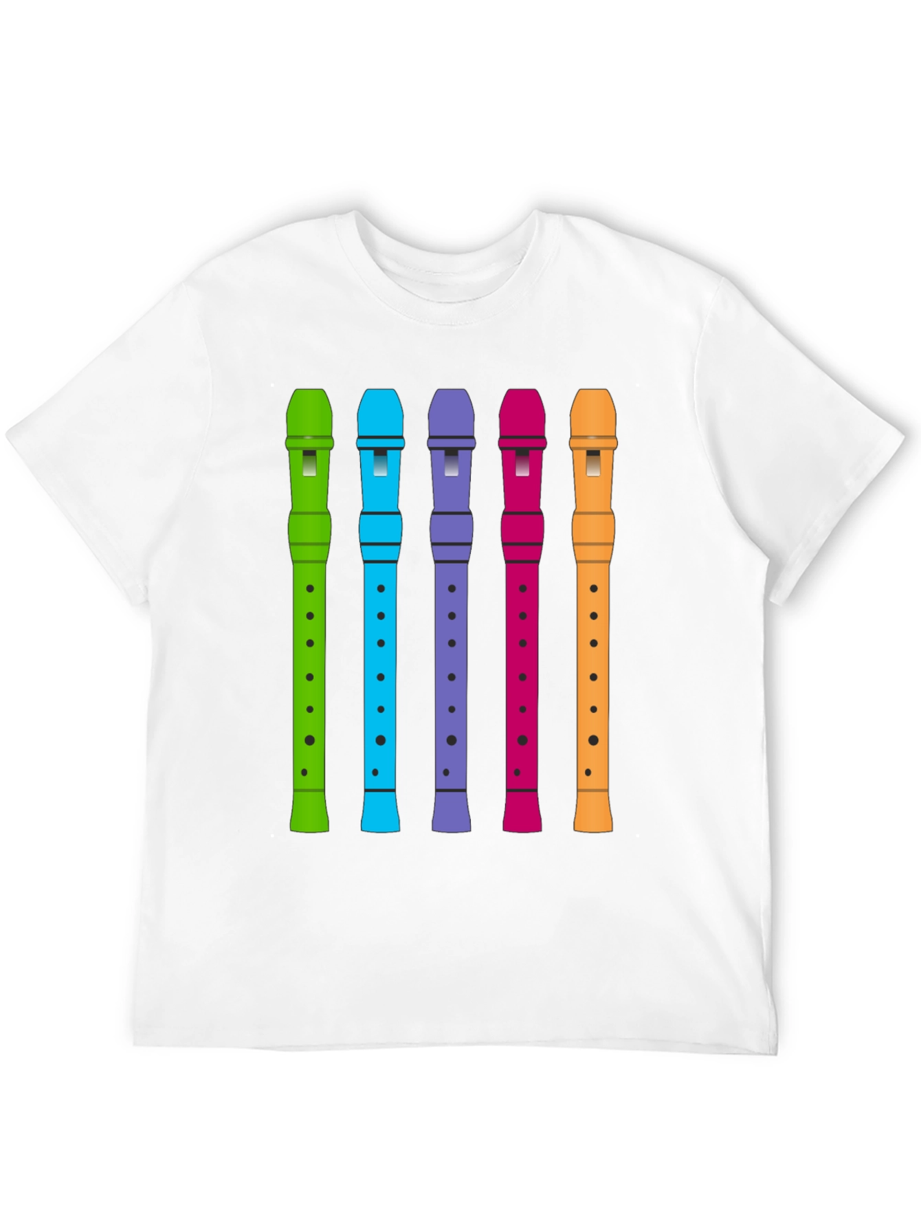Recorder Instrument Graphic Tee