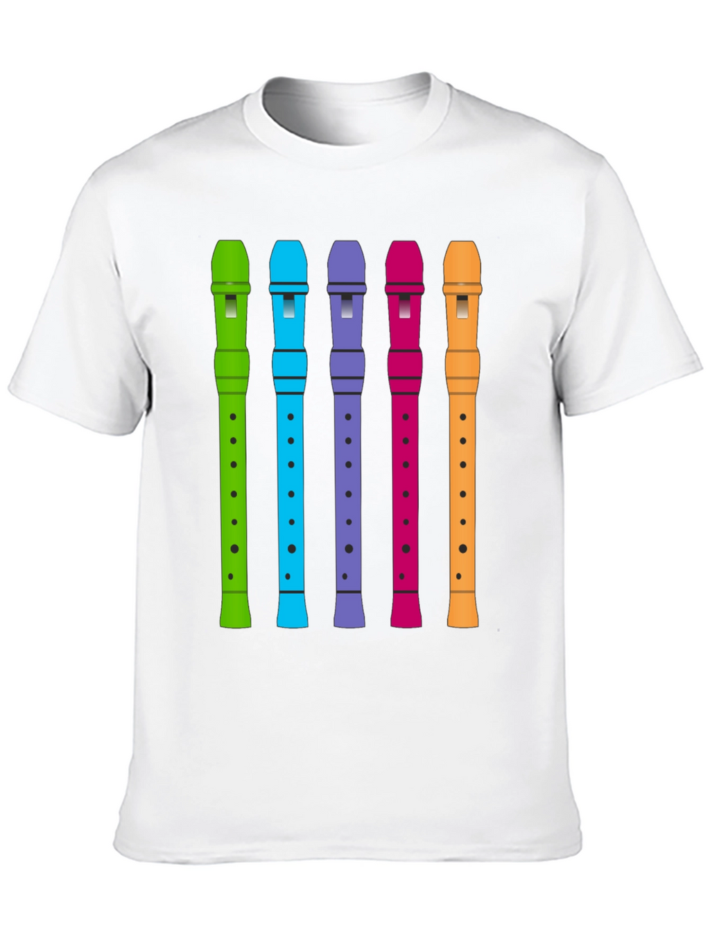 Recorder Instrument Graphic Tee