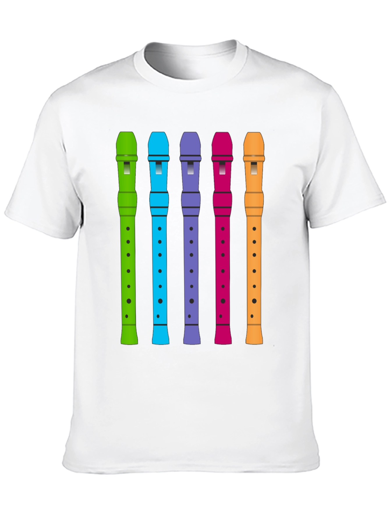 Recorder Instrument Graphic Tee
