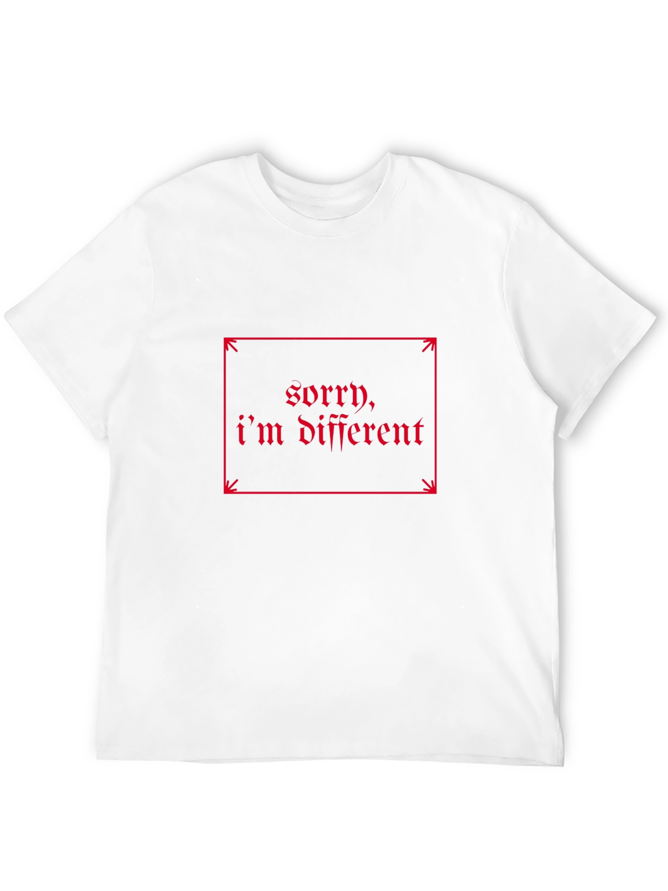 Sorry Im Different - Graphic Tee