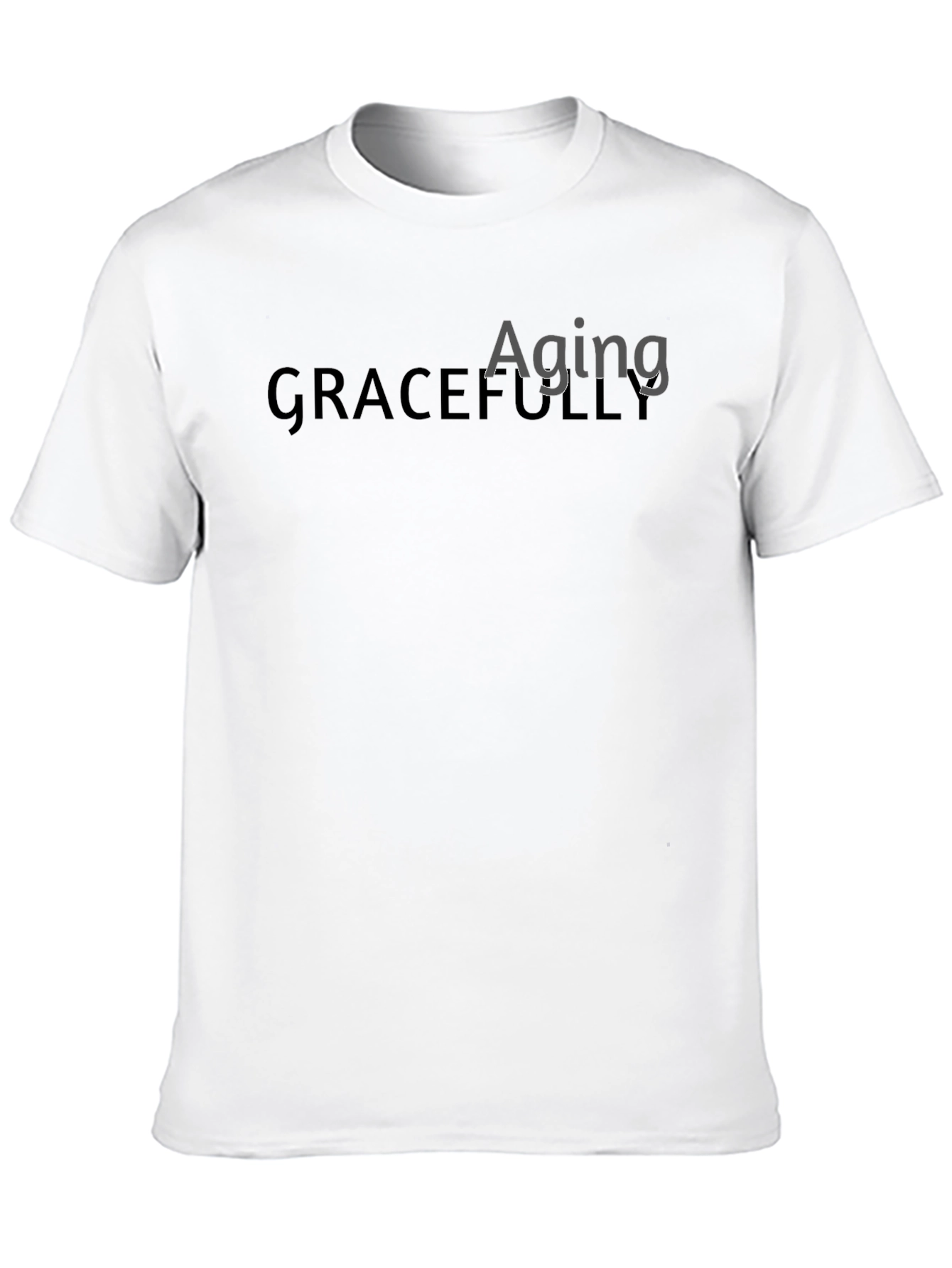 Aging Gracefully Black Graphic Tee