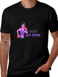 I Work Out Often T-Shirt - Black