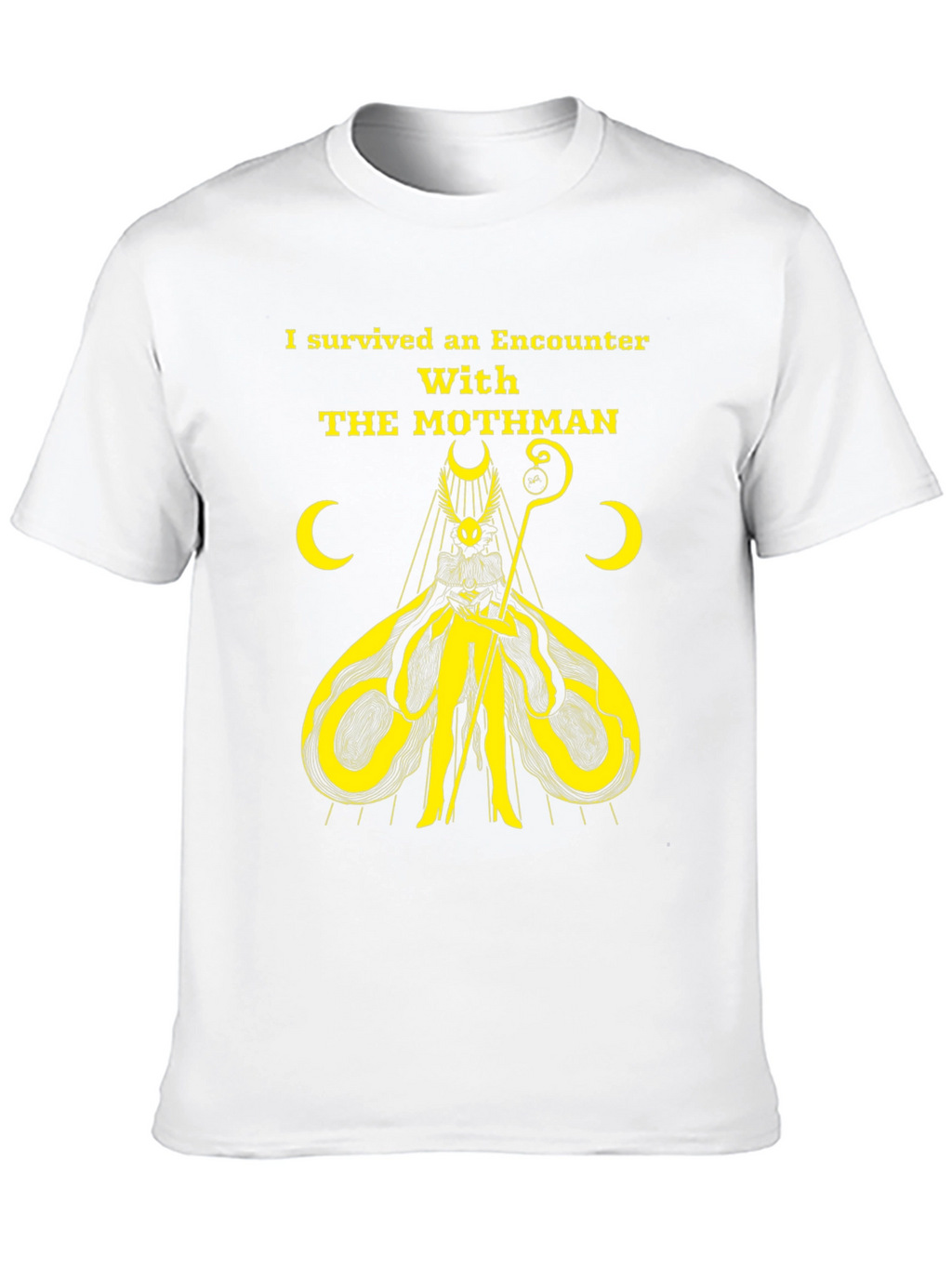Mothman Encounter Survivor Graphic Tee