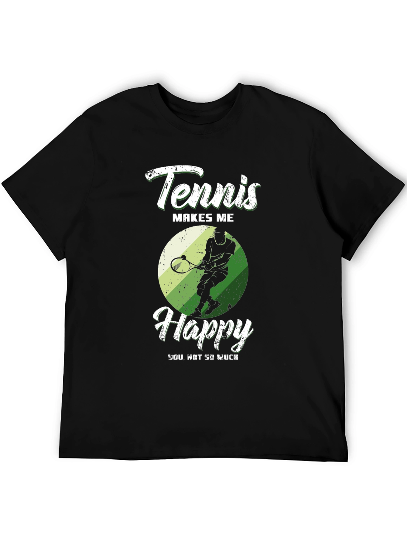 Tennis Makes Me Happy Graphic T-Shirt
