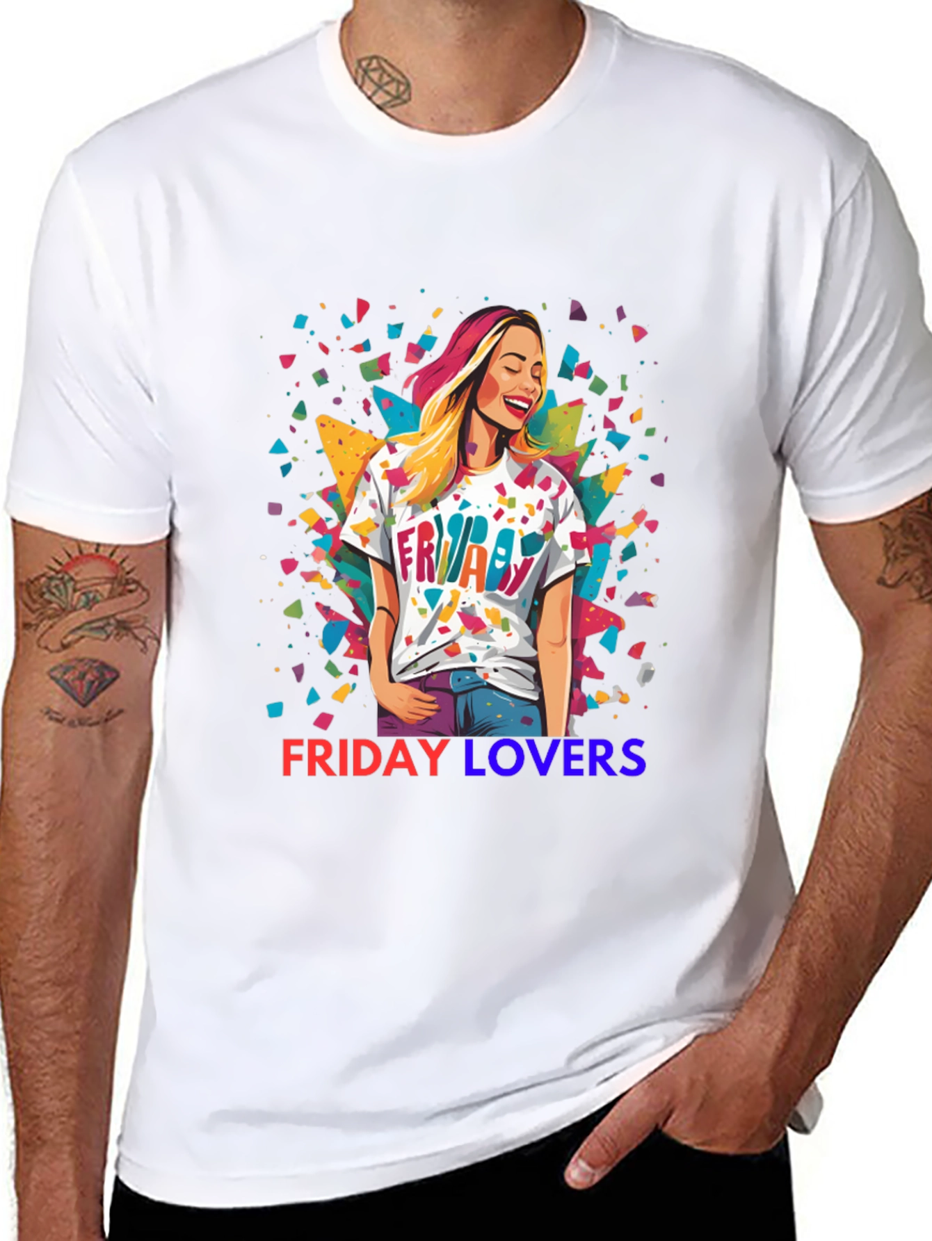 Friday Lovers Graphic Tee - Unique Design