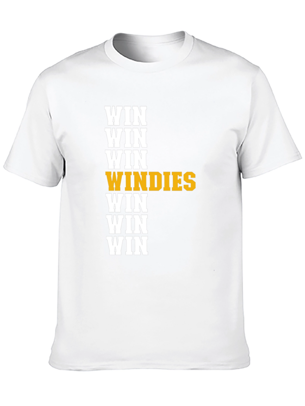 Win Windies T-Shirt - Black Crew Neck Tee