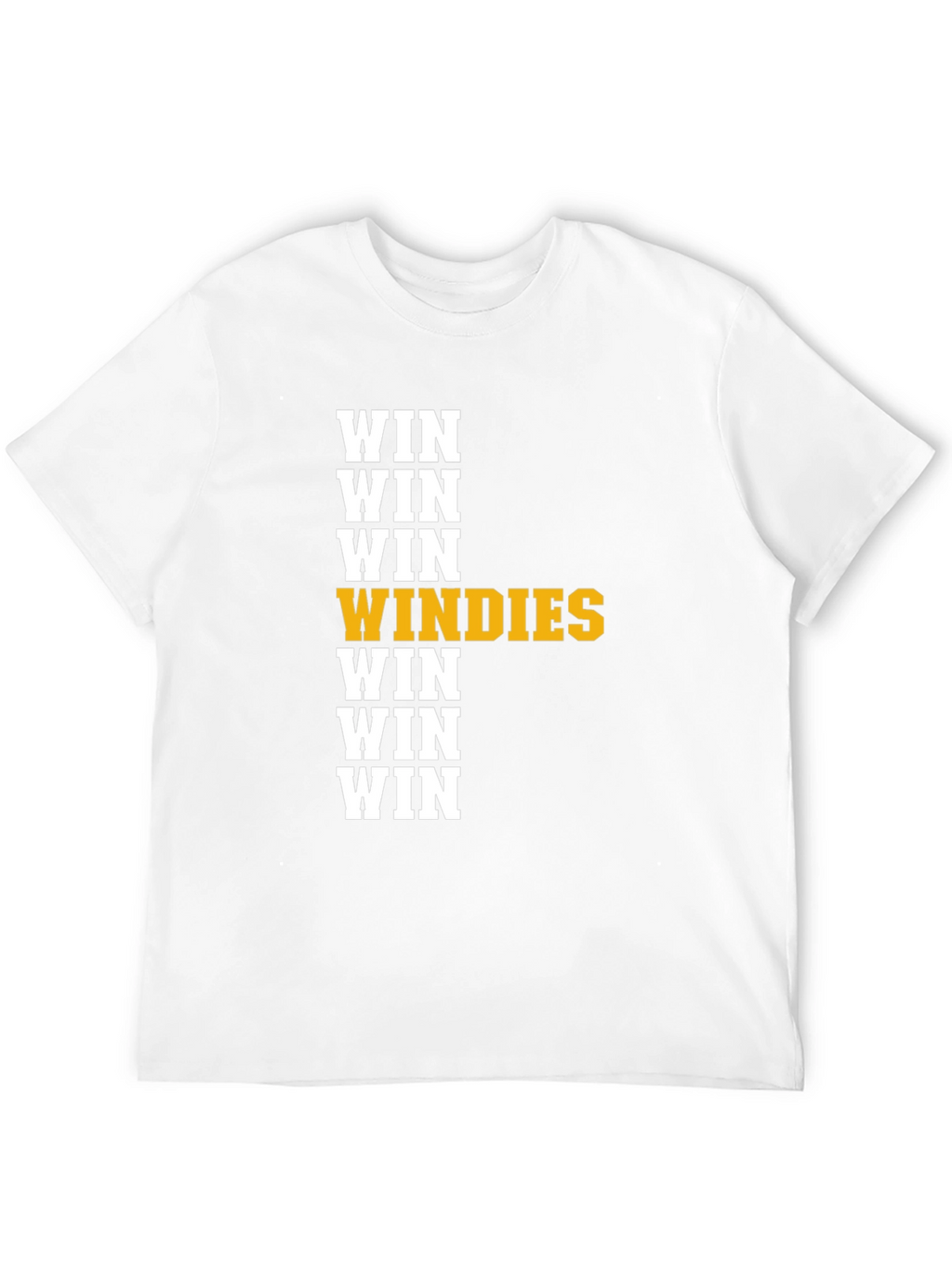 Win Windies T-Shirt - Black Crew Neck Tee