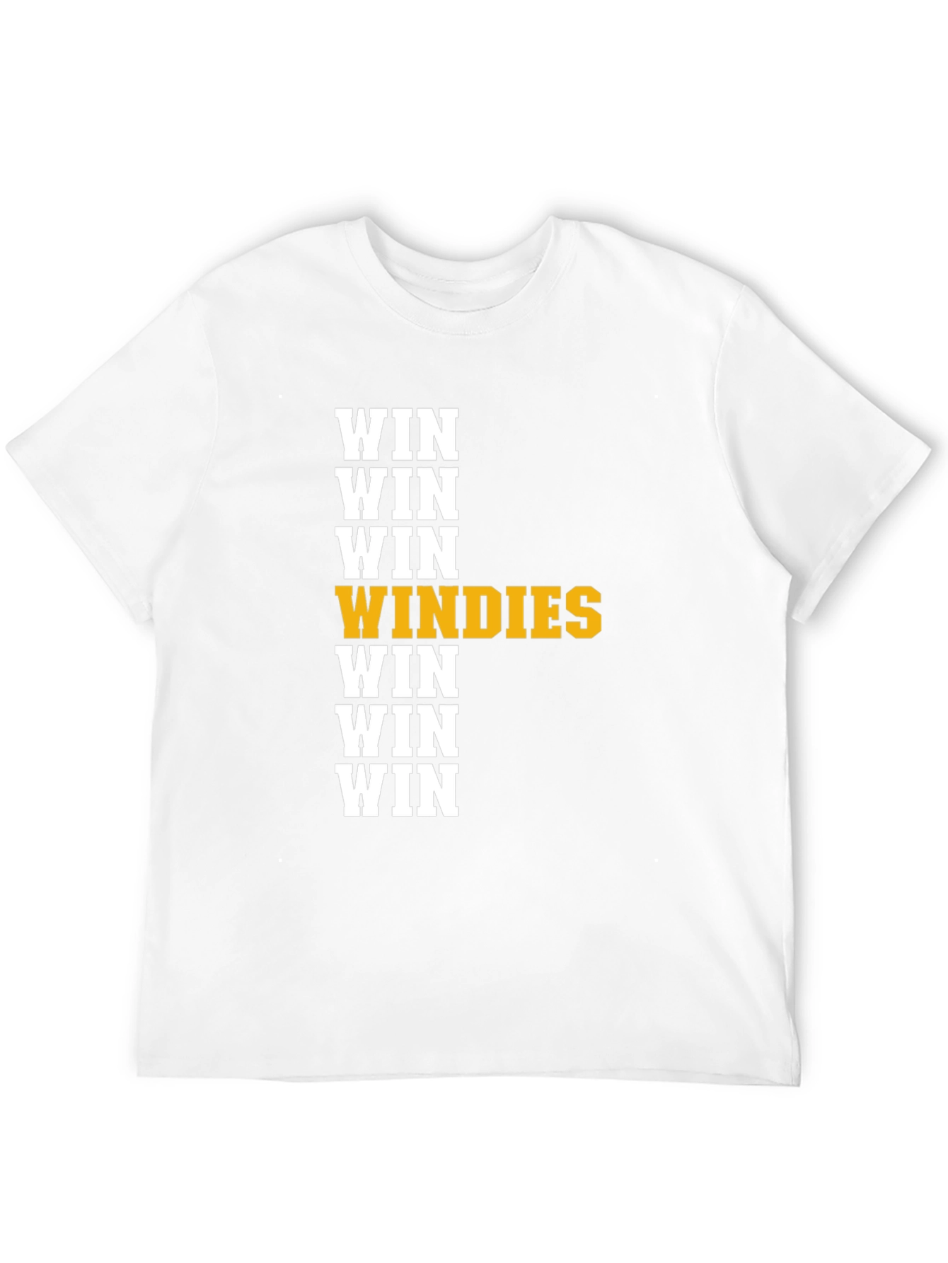 Win Windies T-Shirt - Black Crew Neck Tee