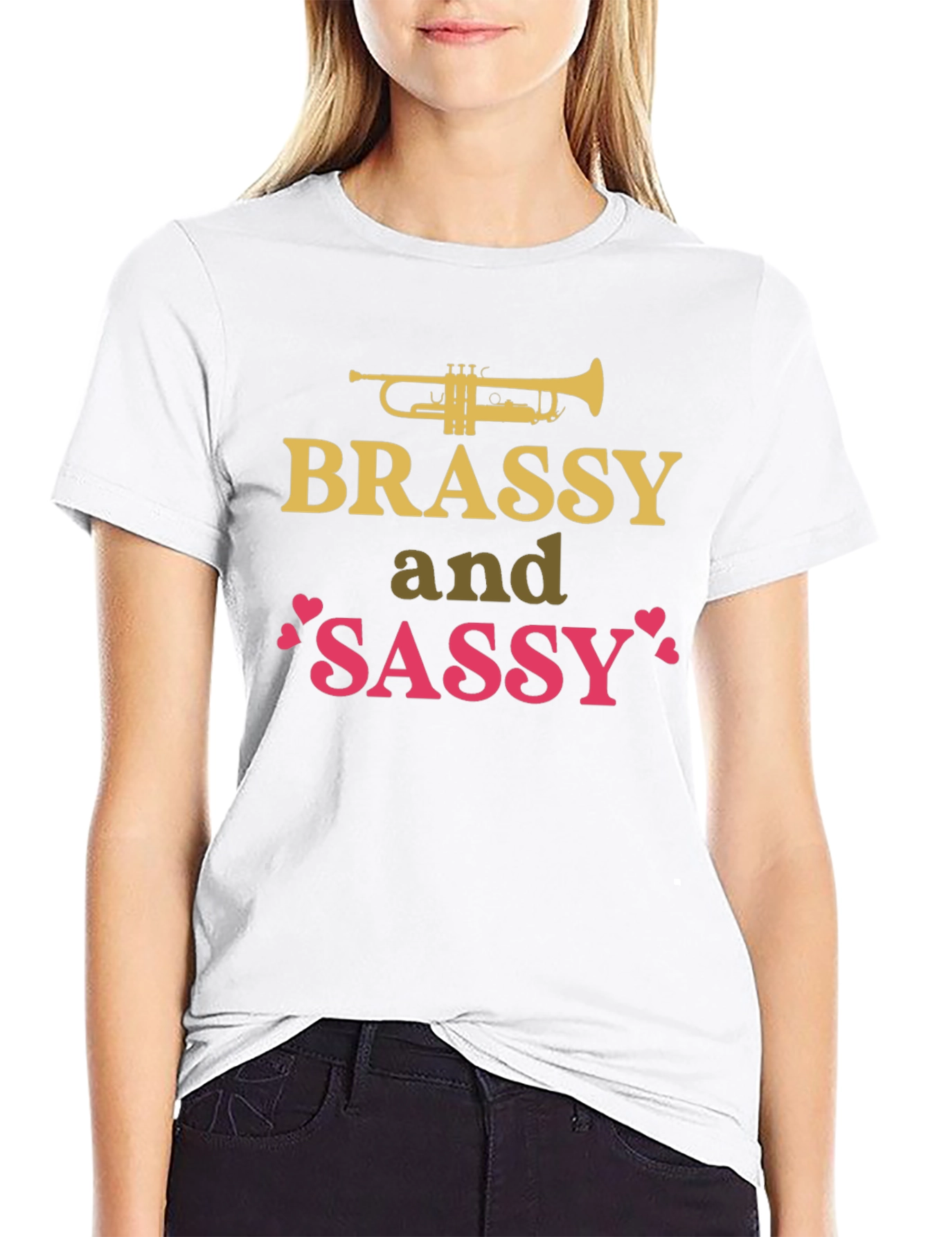 Brassy & Sassy T-Shirt - Novelty Music Tee