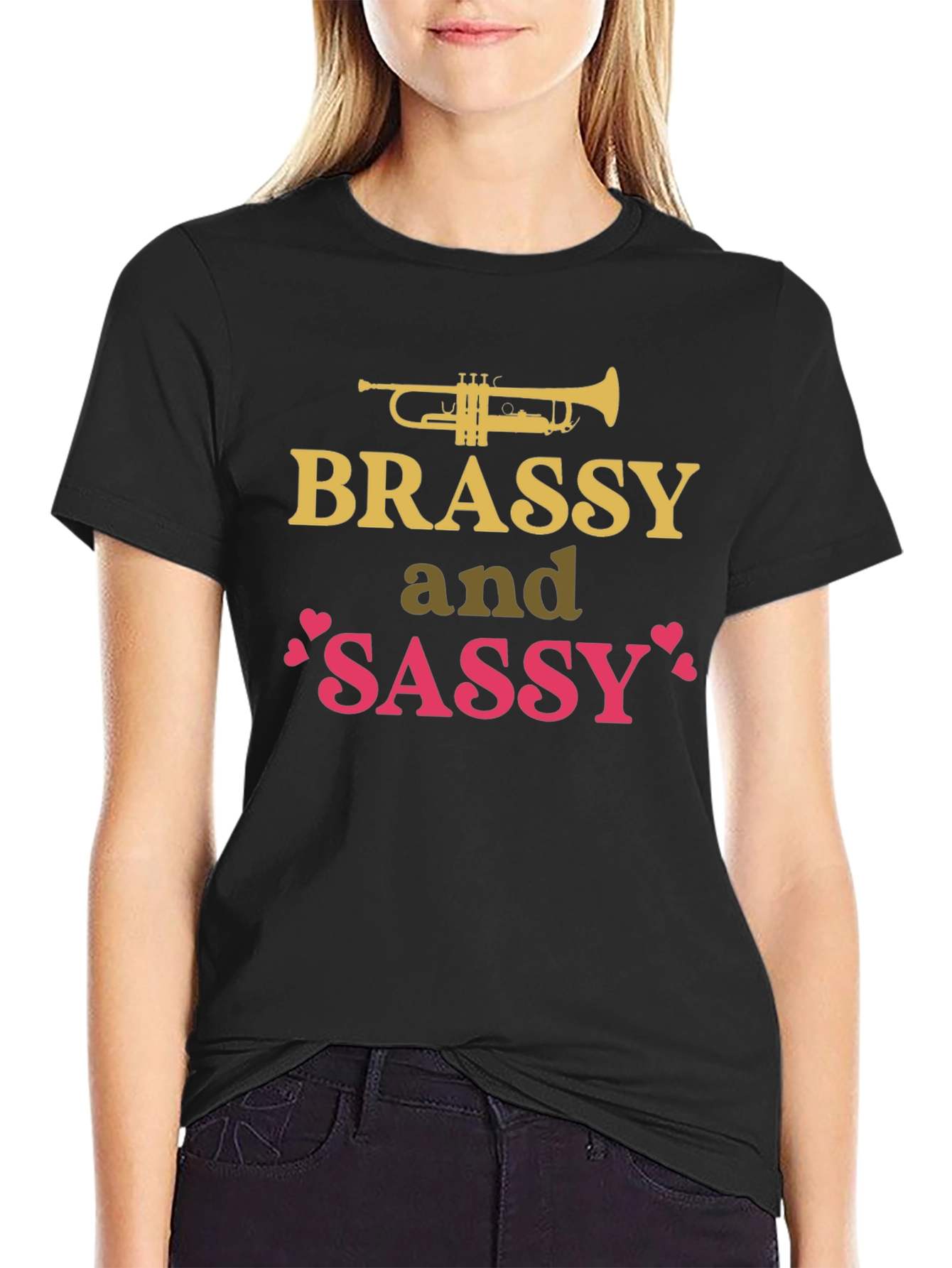 Brassy & Sassy T-Shirt - Novelty Music Tee