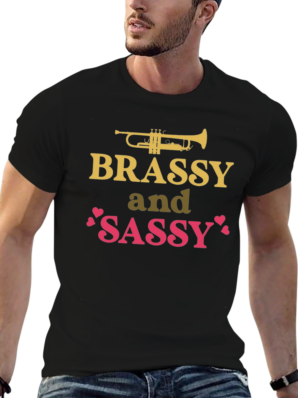 Brassy & Sassy T-Shirt - Novelty Music Tee