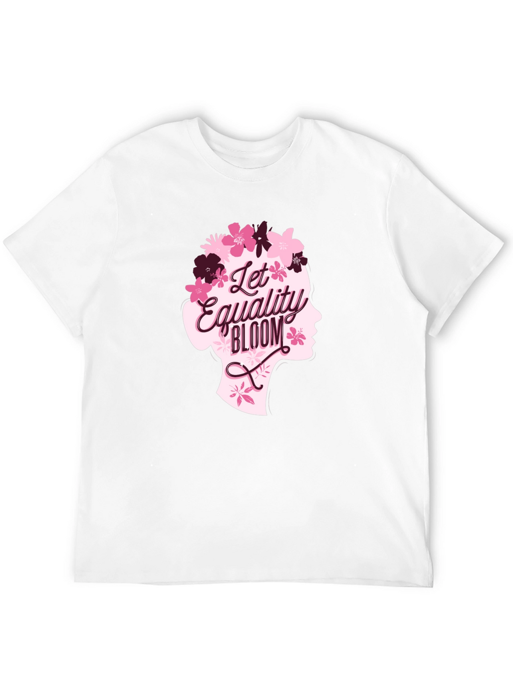 Equality Bloom Graphic Tee - Black Cotton