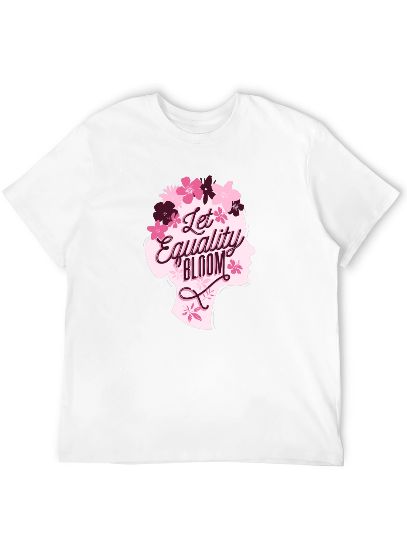 Equality Bloom Graphic Tee - Black Cotton