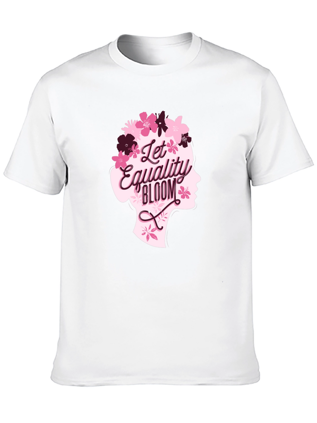 Equality Bloom Graphic Tee - Black Cotton