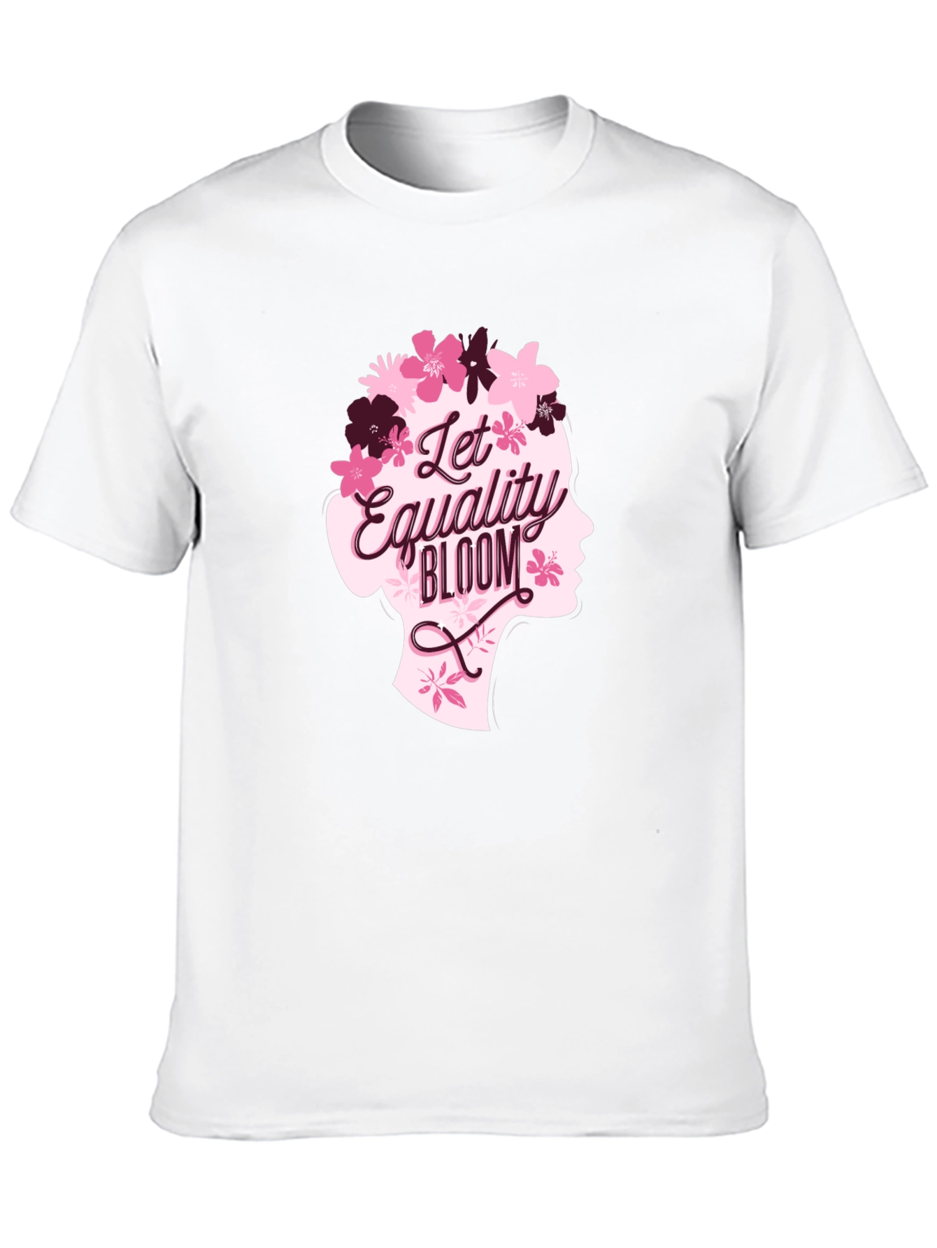 Equality Bloom Graphic Tee - Black Cotton
