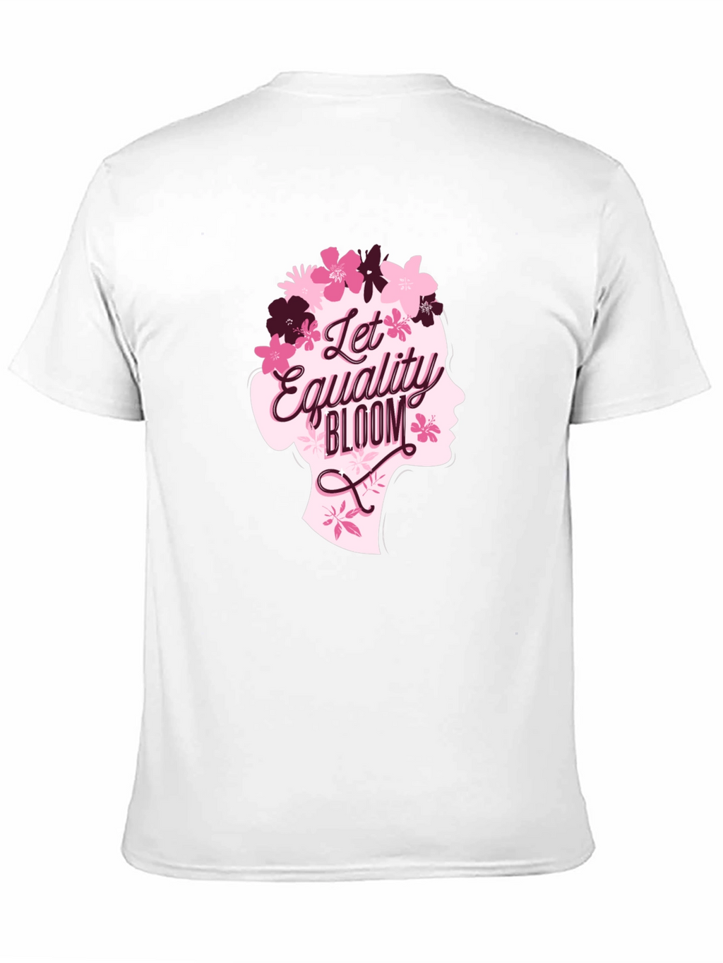 Equality Bloom Graphic Tee - Black Cotton
