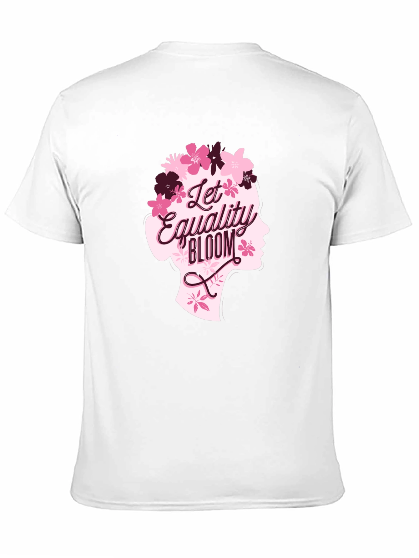 Equality Bloom Graphic Tee - Black Cotton