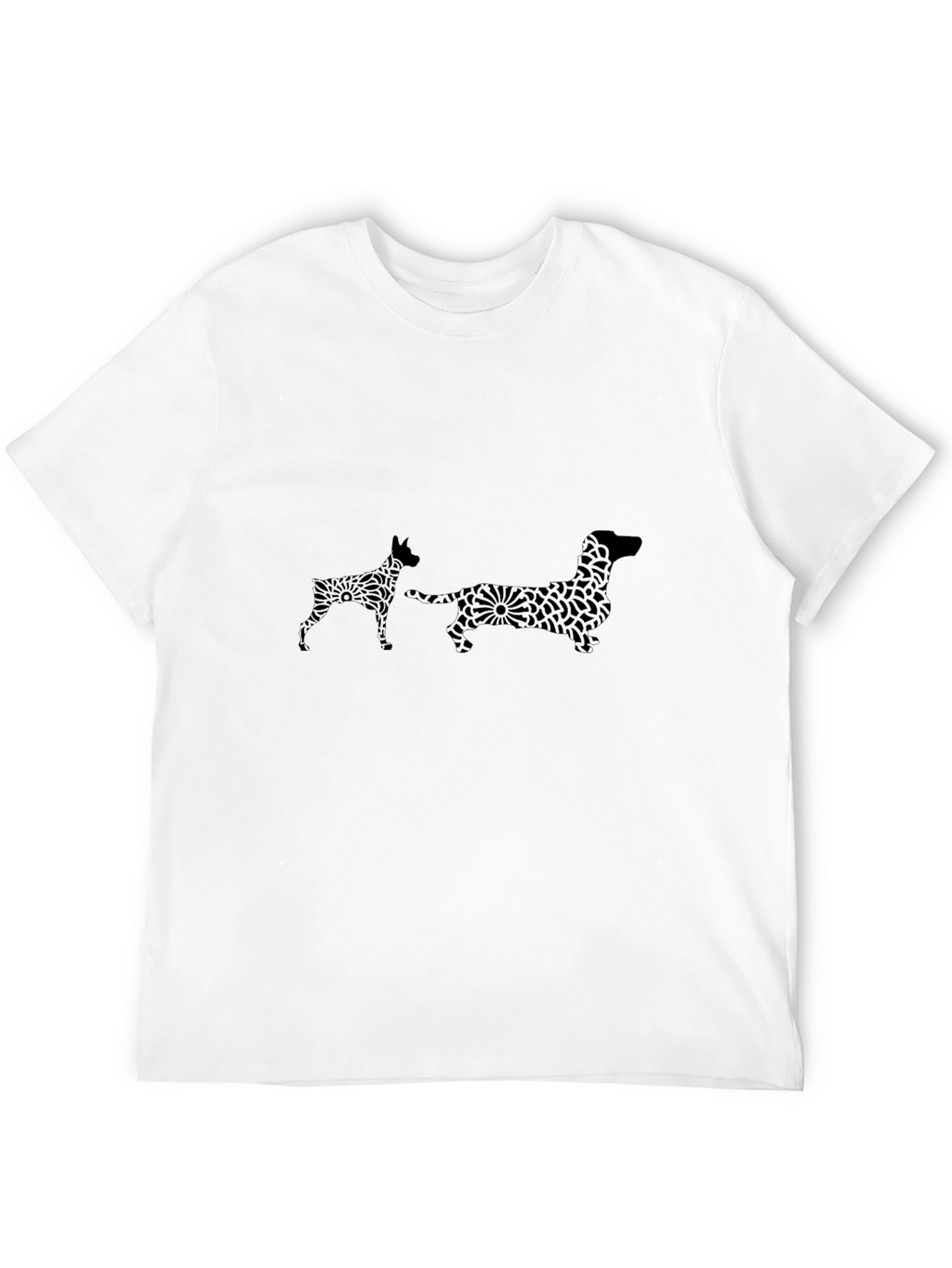 Dog Breed Patterned Graphic Tee