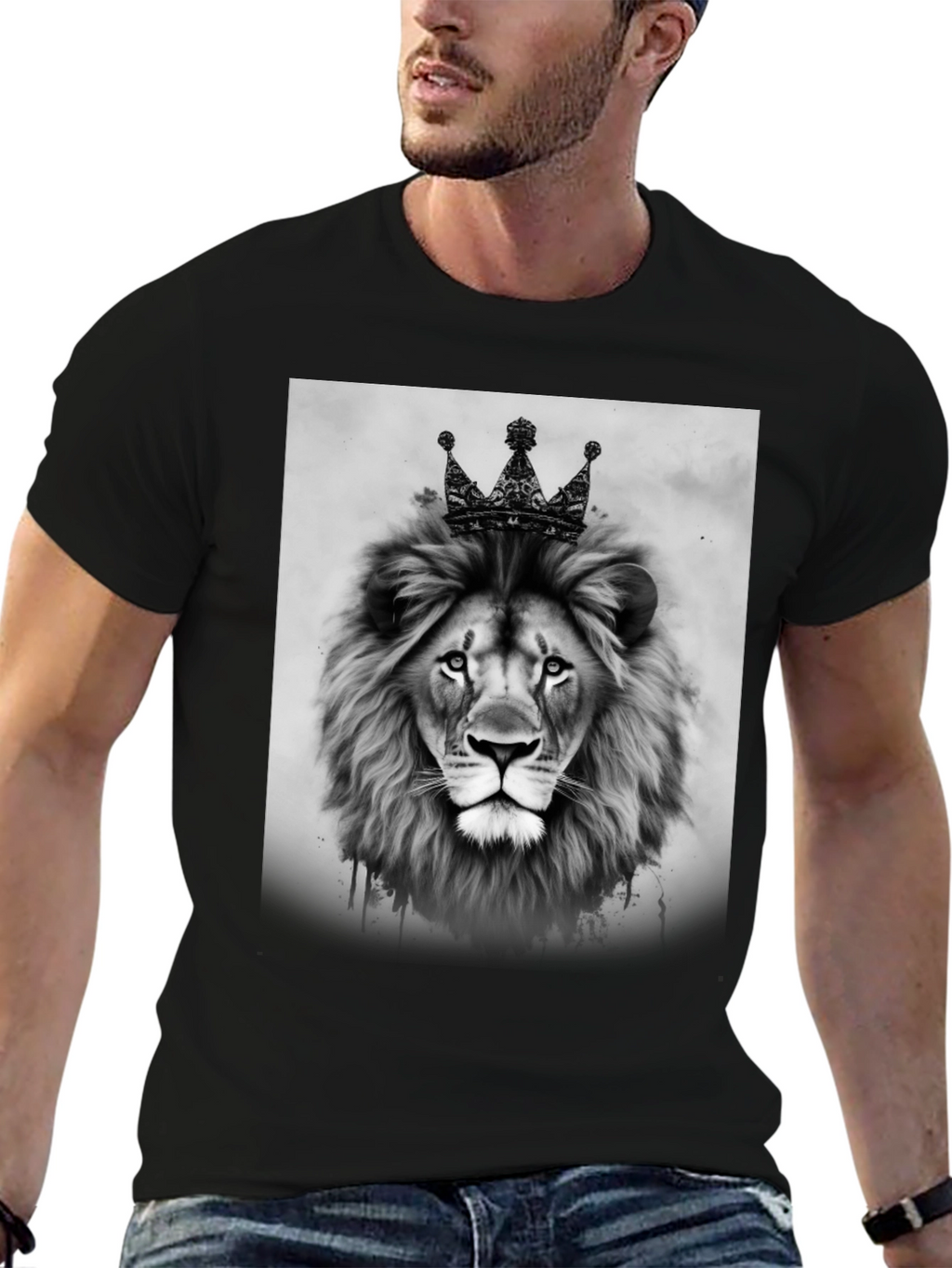 Lion King Graphic Tee - Black Unisex T-Shirt