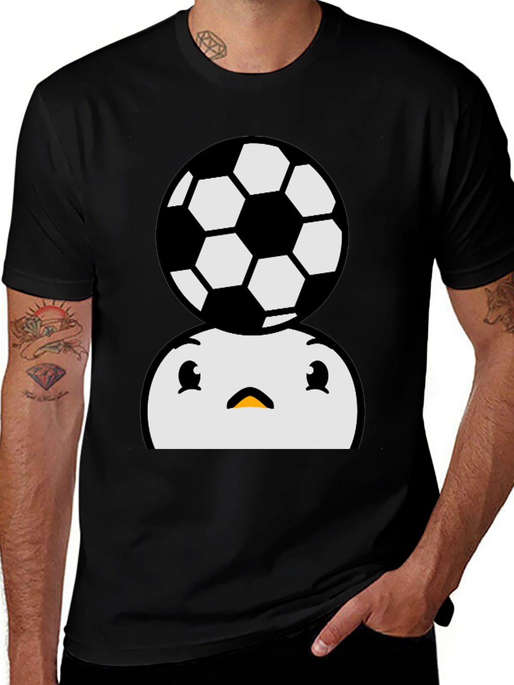 Soccer Ball Penguin T-Shirt - Fun & Unique Tee!