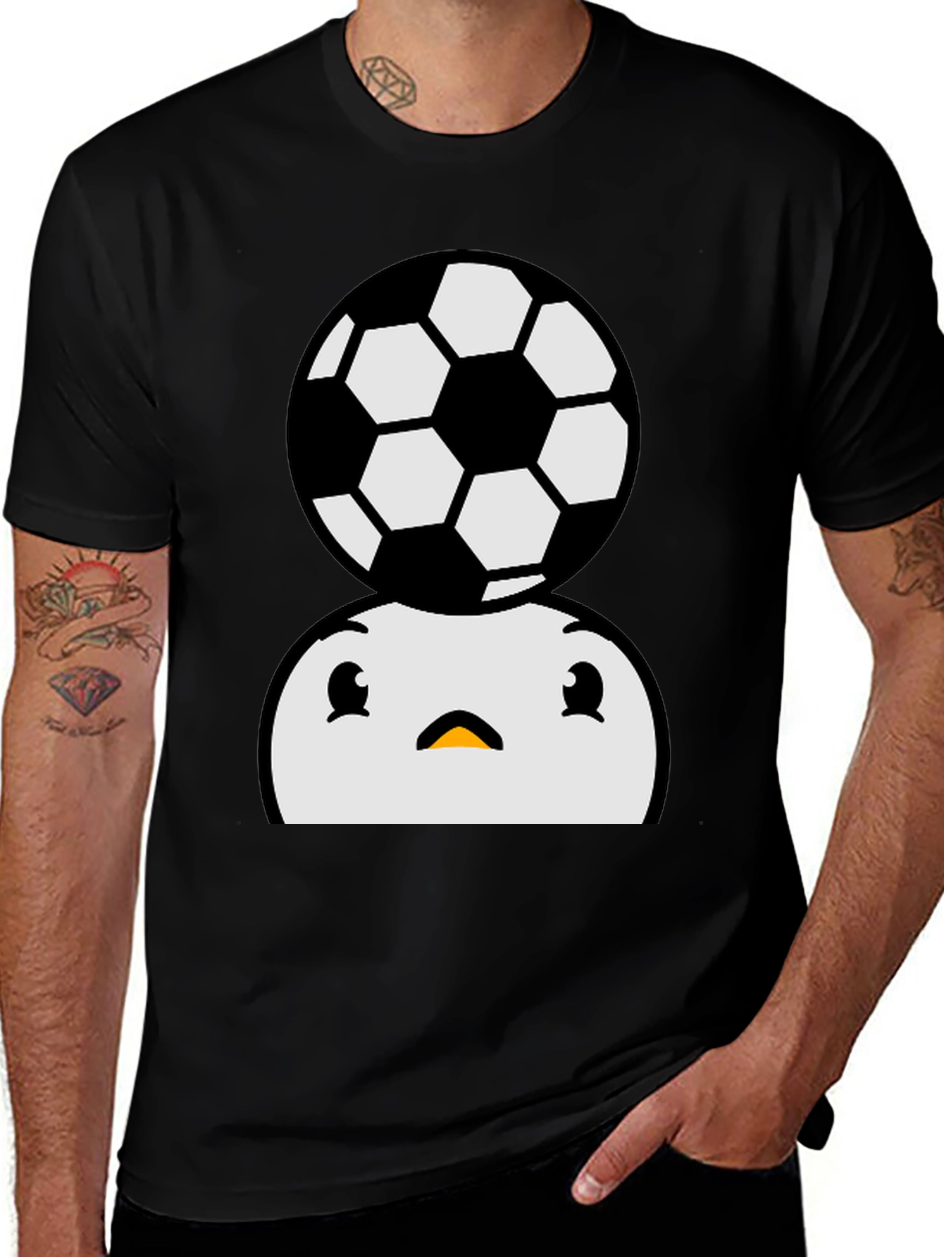 Soccer Ball Penguin T-Shirt - Fun & Unique Tee!