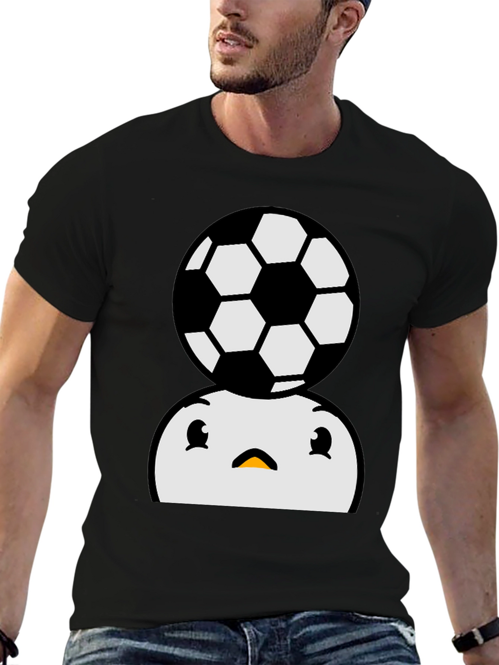 Soccer Ball Penguin T-Shirt - Fun & Unique Tee!