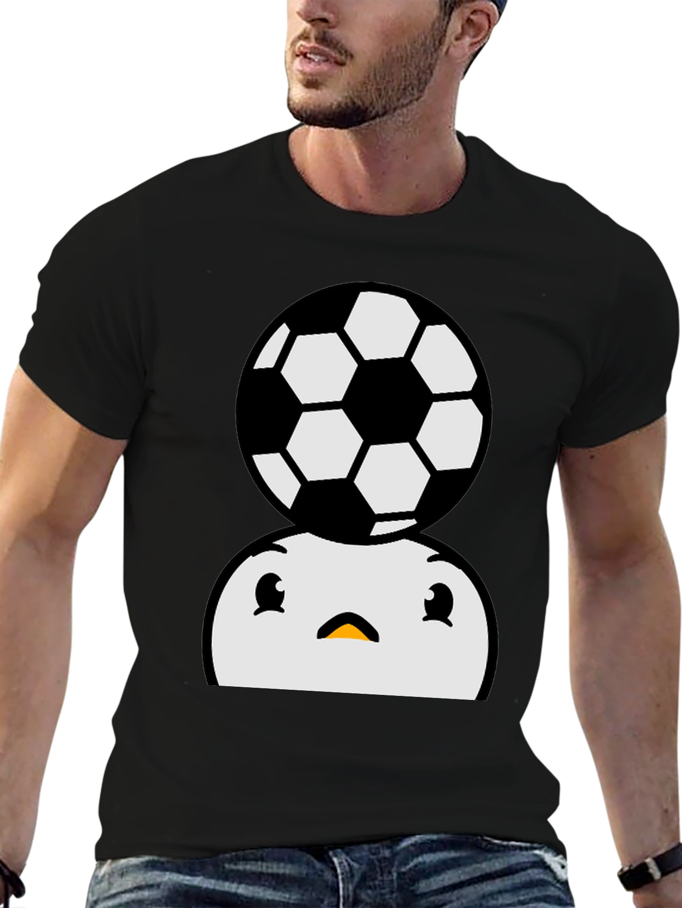 Soccer Ball Penguin T-Shirt - Fun & Unique Tee!