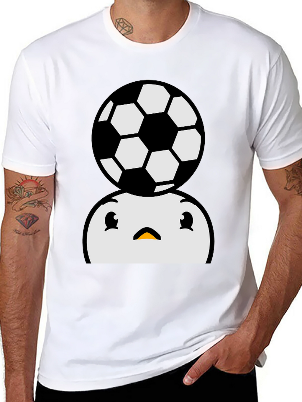Soccer Ball Penguin T-Shirt - Fun & Unique Tee!