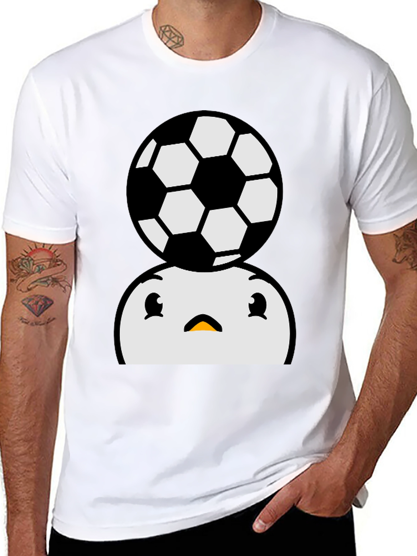 Soccer Ball Penguin T-Shirt - Fun & Unique Tee!